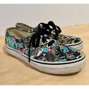 VANS AUTHENTIC MASH UP MULTI FLORAL SHOES Sz Womens 7 / Mens 5.5